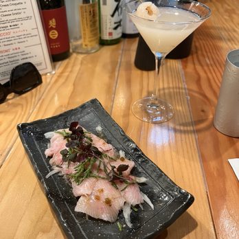 Waikiki Shokudo - Hamachi carpaccio - Izakaya Near Me - Honolulu, Hawaii