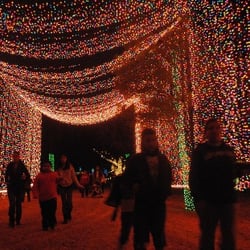 Lights of Tejas - The 300' long Tejas Light Tunnel