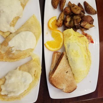 Clear Sky Cafe - Seafood crepes and lobster omelet. - New American Near Me - Clearwater, Florida