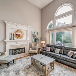 Cherokee Drone Services - Beautiful decor in this living room.