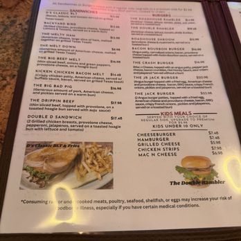 Double D's Roadhouse - Menu - Sandwiches Near Me - Osage Beach, Missouri
