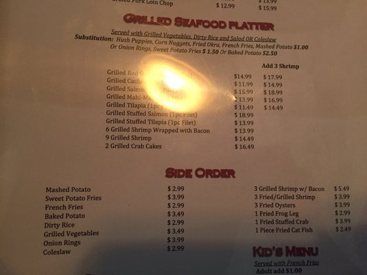 Menu photo 4 Sam's Seafood & Steak Cypress, TX Menu photo 4 Sam's Seafood & Steak Cypress, TX