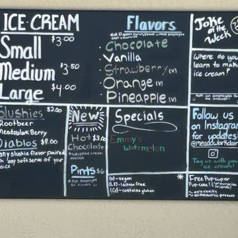 Meadowlark Dairy - Menu - Ice Cream & Frozen Yogurt Near Me - Pleasanton, California
