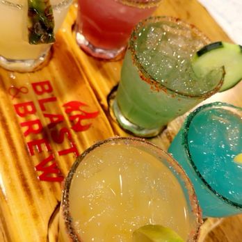 Blast & Brew - Margarita flight - New American Near Me - Pismo Beach, California Blast & Brew - Margarita flight - New American Near Me - Pismo Beach, California