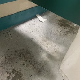 pad on floor. pad on floor.