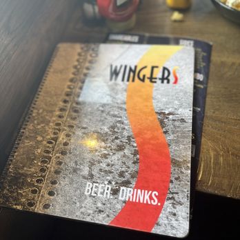 WINGERS Restaurant - Menu cover - American Near Me - Richfield, Utah WINGERS Restaurant - Menu cover - American Near Me - Richfield, Utah