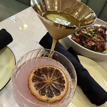 Market On Morehead - Cucumber martini and Queen City Shimmer below. - American Near Me - Charlotte, North Carolina