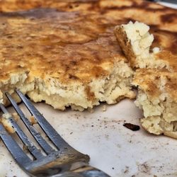 Beau's Tiny Diner - The biggest pancake you've ever seen.