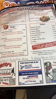 Menu photo 5 Pam's Too Granbury, TX