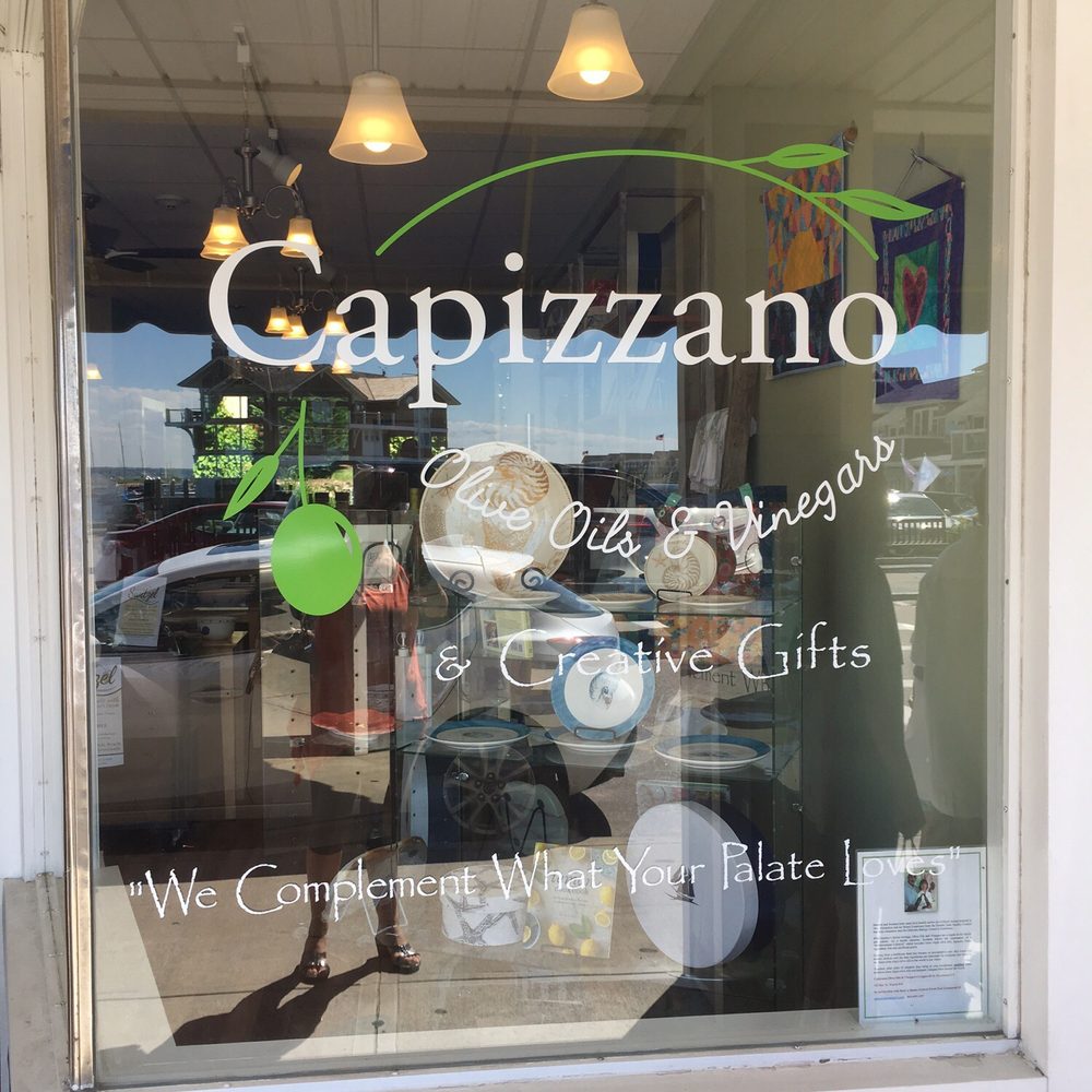 Capizzano Olive Oils & Vinegars - Window from outside - Olive Oil Near Me - Pawcatuck, Connecticut Capizzano Olive Oils & Vinegars - Window from outside - Olive Oil Near Me - Pawcatuck, Connecticut