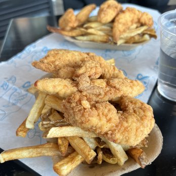 Spud Fish & Chips - Chicken strips and chips. - Seafood Near Me - Seattle, Washington