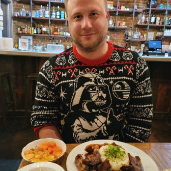 Soju - My husband & his BBQ Combination plate - Korean Near Me - Pittsburgh, Pennsylvania