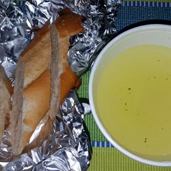 Rhodos - Kotosoupa mit Hühnerfleisch & Reis (über Lieferservice)