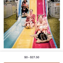 Boca Pumpkin Patch Festival - Please do not advertise this: kids going on a slide on their parents lap - really dangerous. Please research!
