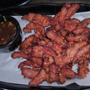 Thai Street Eats - Fried pork again, w/flash. - Thai Near Me - Oklahoma City, Oklahoma