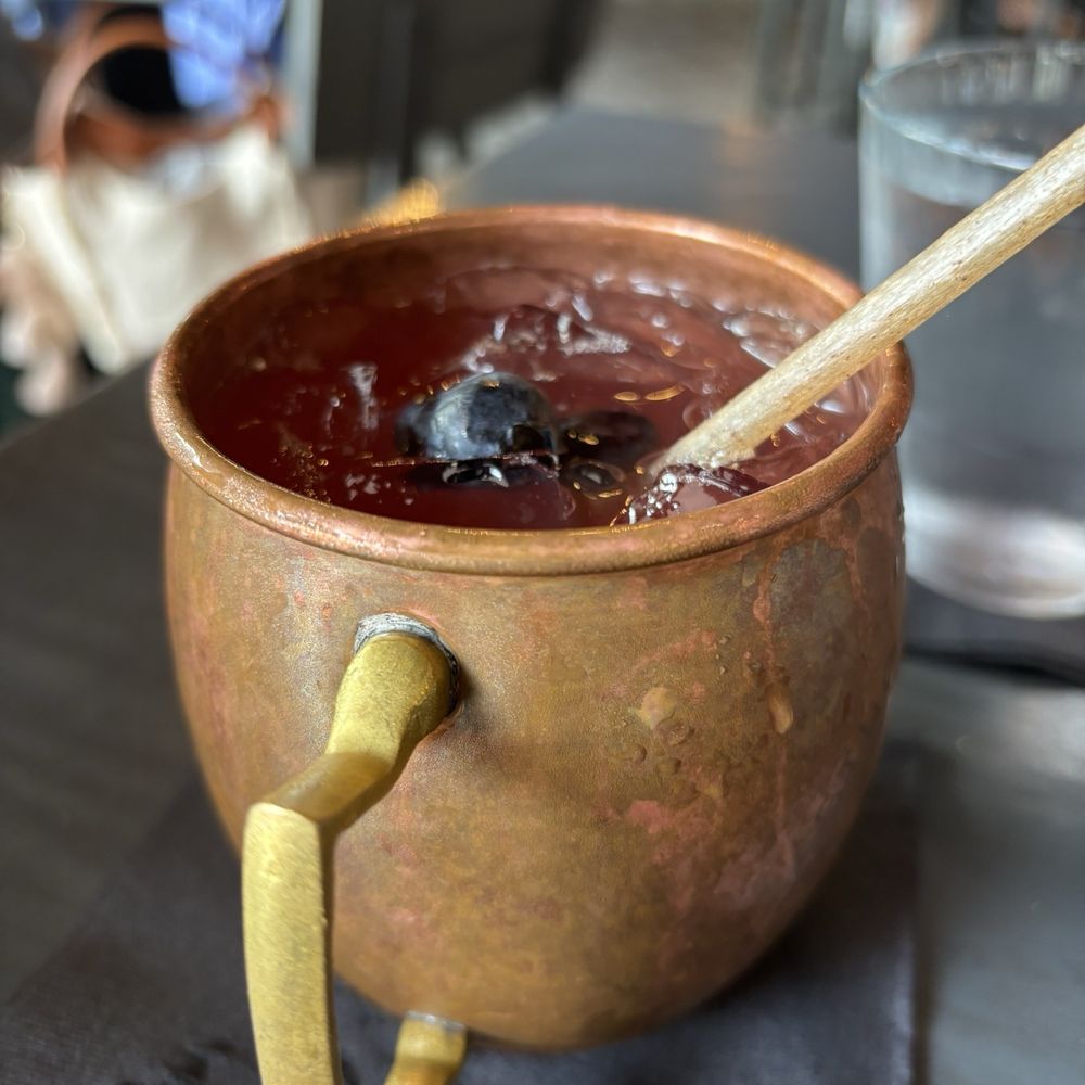 The Stubborn Mule - Blueberry mule - New American Near Me - Orlando, Florida The Stubborn Mule - Blueberry mule - New American Near Me - Orlando, Florida