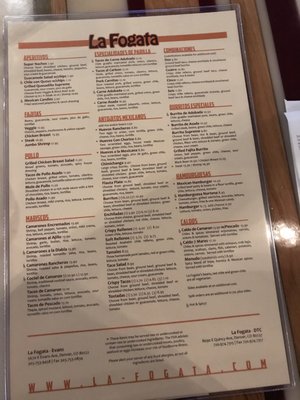 Menu photo 8 La Fogata Restaurant - Evans Denver, CO Menu photo 8 La Fogata Restaurant - Evans Denver, CO