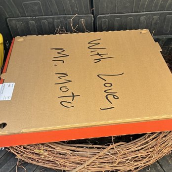 Mr. Moto Pizza - Took up 2/3 of my Prius' trunk! - Pizza Near Me - Costa Mesa, California Mr. Moto Pizza - Took up 2/3 of my Prius' trunk! - Pizza Near Me - Costa Mesa, California