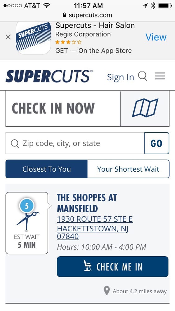 SUPERCUTS Updated September 2024 17 Reviews 1930 Route 57 Ste E