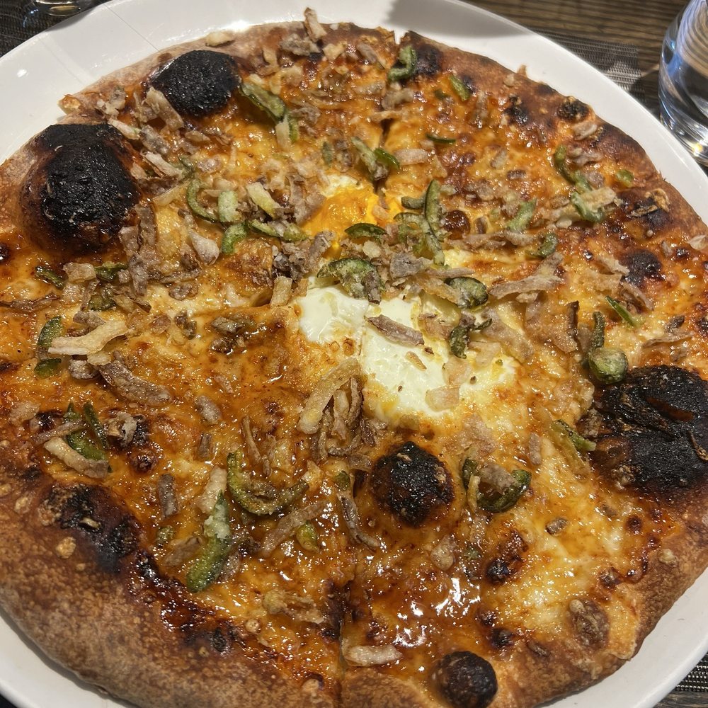 Gunther & Co - Wood oven egg & cheese breakfast pizza - Seafood Near Me - Baltimore, Maryland