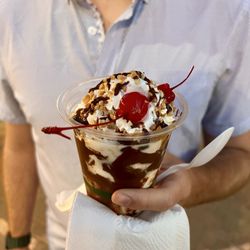 Norman's Ice Cream & Freezes - hot fudge sundae