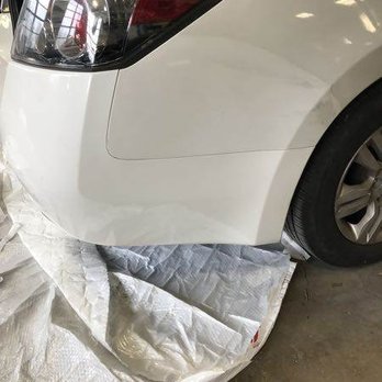 Ed Martin Nissan - This is acceptable to Ed Martin.  Terrible attempt at a match, and covered in bondo dust.  We took off work to pick up the car.  thanks Ed. - Car Dealers Near Me - Indianapolis, Indiana