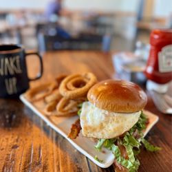 Perky Beans Coffee & PB Cafe - Rise-n-Shine Burger