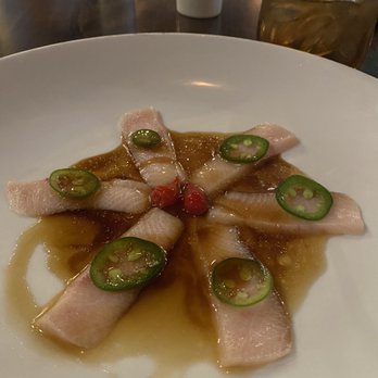 Koku Japanese Restaurant - This is the yellowtail tuna with the ponzu sauce and it was fantastic. - Japanese Near Me - Armonk, New York Koku Japanese Restaurant - This is the yellowtail tuna with the ponzu sauce and it was fantastic. - Japanese Near Me - Armonk, New York