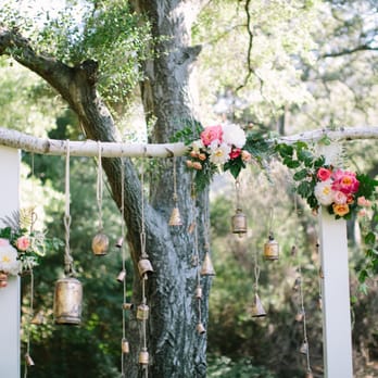 Amorology Weddings - Troy and Backup Backdrops created this amazing arch made of bells and flowers from Twigg botanicals - Wedding Planning Near Me - San Marcos, California Amorology Weddings - Troy and Backup Backdrops created this amazing arch made of bells and flowers from Twigg botanicals - Wedding Planning Near Me - San Marcos, California