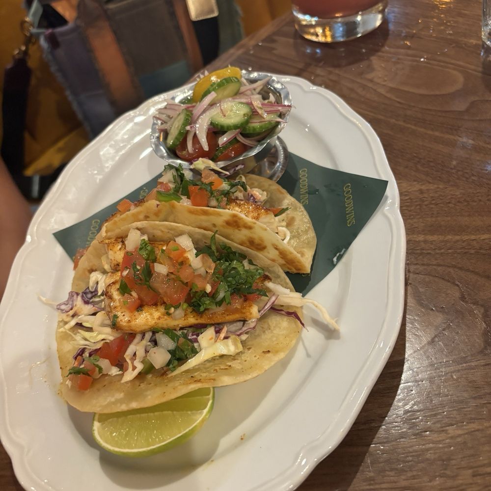 Goodwin’s - Halibut tacos - Cocktail Bars Near Me - Dallas, Texas Goodwin’s - Halibut tacos - Cocktail Bars Near Me - Dallas, Texas