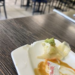 Fuji Sushi - Broken Plate - made it sound like this was normal and acceptable ...?
