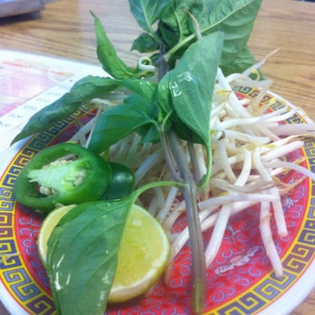 Pho 559 - Their fresh and clean vegetable condiments - Bubble Tea Near Me - Fresno, California
