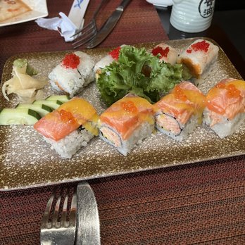 Windsor Asian Bistro - When Mango Met Salmon Roll & Volcano Roll - Chinese Near Me - Windsor, Connecticut Windsor Asian Bistro - When Mango Met Salmon Roll & Volcano Roll - Chinese Near Me - Windsor, Connecticut