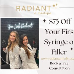 RADIANT a medspa - Special offer for new patients