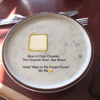 Chowder Bowl - Bowl of Clam Chowder, The Chowder Bowl, Nye Beach. - Seafood Near Me - Newport, Oregon