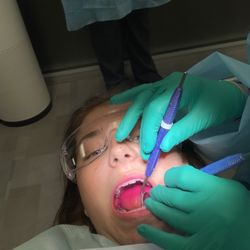 South College - Nashville Campus - Myself during my dental cleaning in the clinic on the first floor