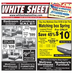 White Sheet - Yuma White Sheet Print Publication