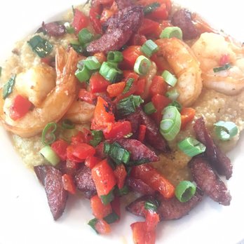 Key Largo Conch House - Cajun shrimp and grits - Seafood Near Me - Key Largo, Florida Key Largo Conch House - Cajun shrimp and grits - Seafood Near Me - Key Largo, Florida