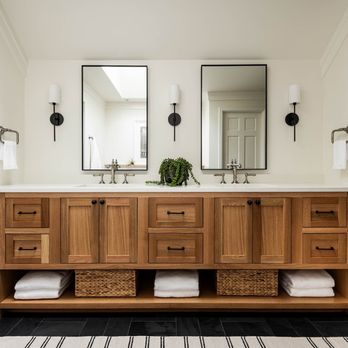 Eastside Kitchen & Bath - White Oak Vanity - General Contractors Near Me - Kirkland, Washington Eastside Kitchen & Bath - White Oak Vanity - General Contractors Near Me - Kirkland, Washington