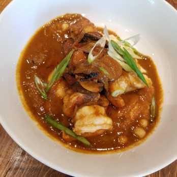 Scratch Kitchen - Shimp and grits...had egg and sausage too. - Breakfast & Brunch Near Me - Honolulu, Hawaii Scratch Kitchen - Shimp and grits...had egg and sausage too. - Breakfast & Brunch Near Me - Honolulu, Hawaii