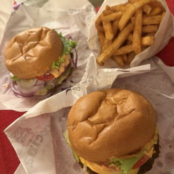 Cocina Burger Shop - Cocina Burger, Chimi Burger, and Large Classic Fries - Burgers Near Me - Yonkers, New York
