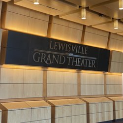Lewisville Grand Theater - Main lobby sign