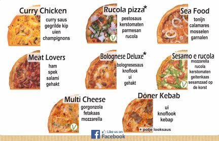 Menu photo 2 Pizza Phone Mortsel Mortsel, VAN