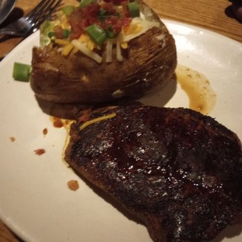Outback Steakhouse - Outback center cut sirloin 8 ounces loaded baked potato - Steakhouses Near Me - Brandon, Florida Outback Steakhouse - Outback center cut sirloin 8 ounces loaded baked potato - Steakhouses Near Me - Brandon, Florida