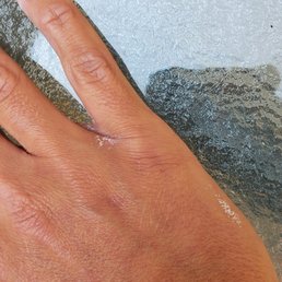 Residue left on my hands