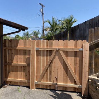Smith Fence - Our new double gate, built by Smith Fence. - Fences & Gates Near Me Smith Fence - Our new double gate, built by Smith Fence. - Fences & Gates Near Me