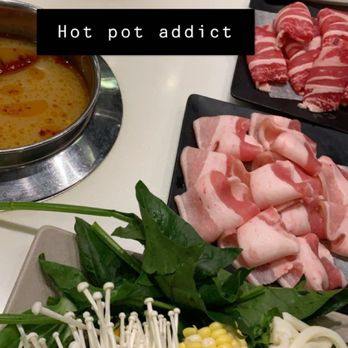 Spring Shabu-Shabu - Fatty beef, pork and assorted veggies and noodles - Hot Pot Near Me - Boston, Massachusetts Spring Shabu-Shabu - Fatty beef, pork and assorted veggies and noodles - Hot Pot Near Me - Boston, Massachusetts