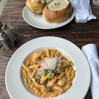 The Fish Hopper - Award Winning Clam Chowder Spicy Prawn Pasta - Seafood Near Me - Monterey, California The Fish Hopper - Award Winning Clam Chowder Spicy Prawn Pasta - Seafood Near Me - Monterey, California