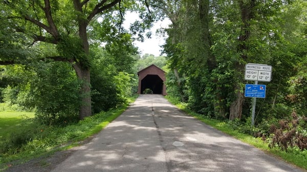 Meems Bottom Covered Bridge by null