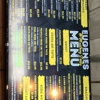 Eugene's Sausage & Fries - Electronic Menu - Hot Dogs Near Me - Chantilly, Virginia Eugene's Sausage & Fries - Electronic Menu - Hot Dogs Near Me - Chantilly, Virginia